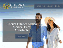 Tablet Screenshot of citerrafinance.com